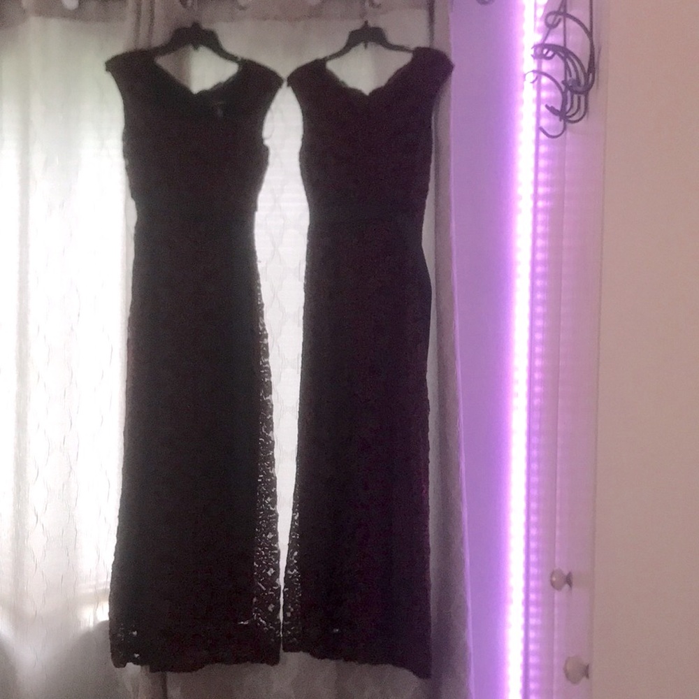 Burgundy/Black R&M Richards Formal Dresses - Sizes 6 & 8 (EUC)